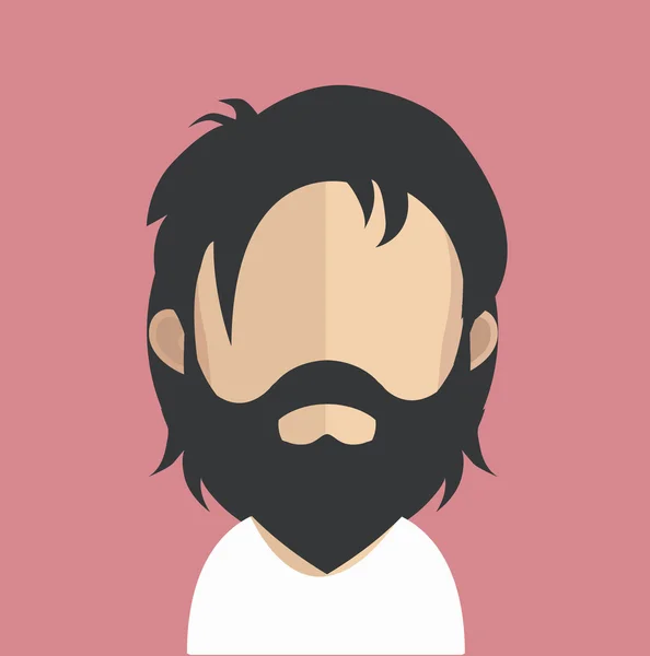 Hombre avatar carácter — Vector de stock