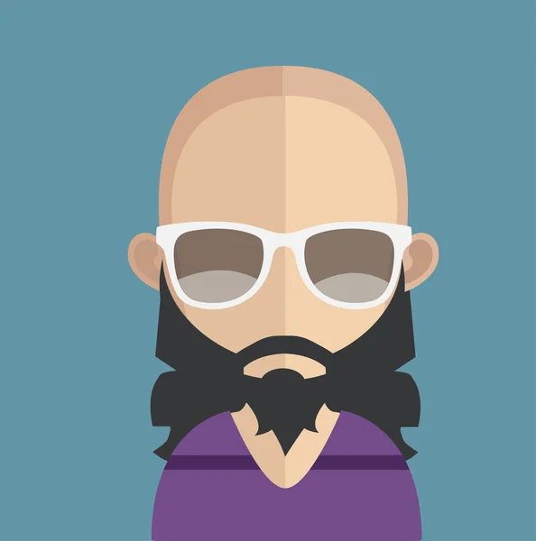 Hombre avatar carácter — Vector de stock