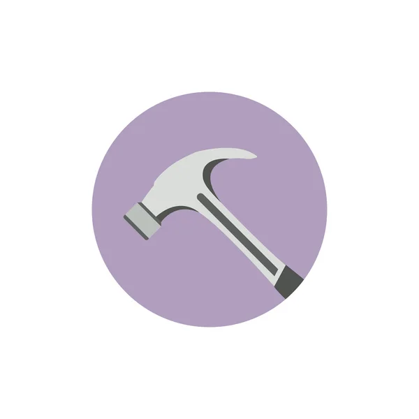 Hammer tool icon — Stock Vector