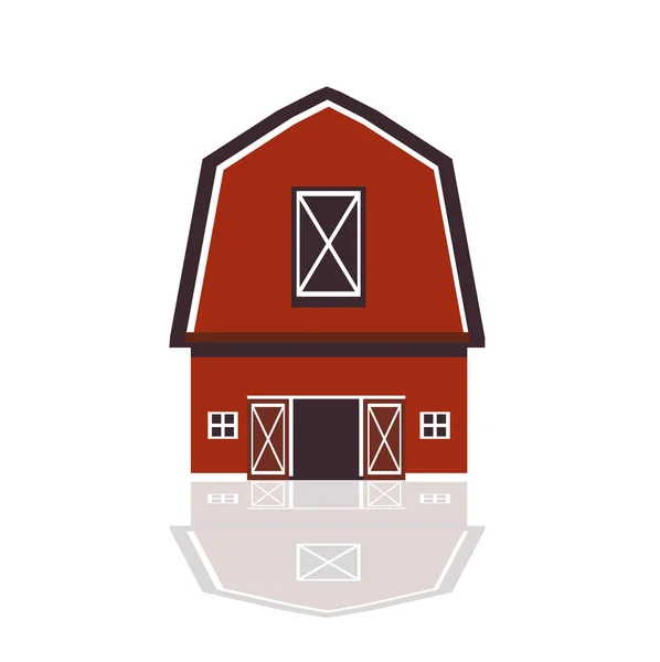Velká zemědělská usedlost budova — Stockový vektor