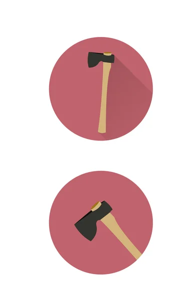 Axe tool icons — Stock Vector