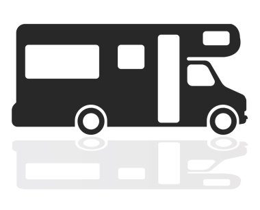 Karavan araba simgesi