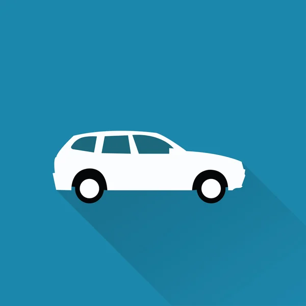 Icône de transport de voiture SUV — Image vectorielle