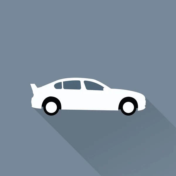 Sport auto vervoer pictogram — Stockvector