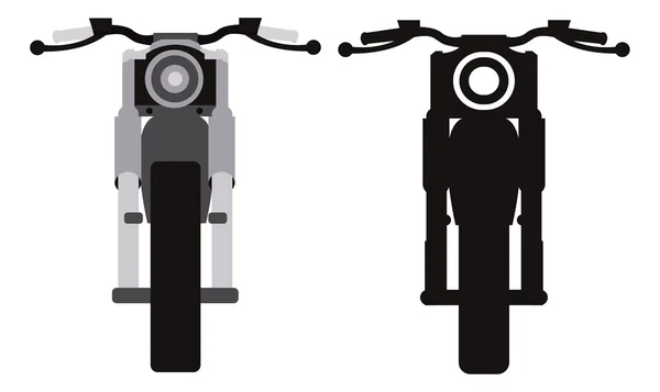 Bicicleta, iconos de la motocicleta — Vector de stock