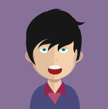 konuşan adam avatar karakter