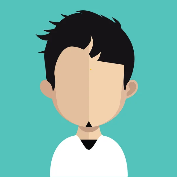 Hombre avatar carácter — Vector de stock