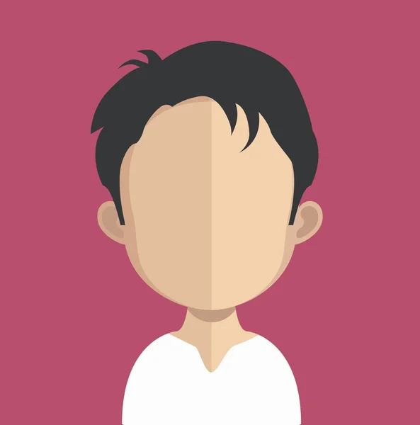 Hombre avatar carácter — Vector de stock