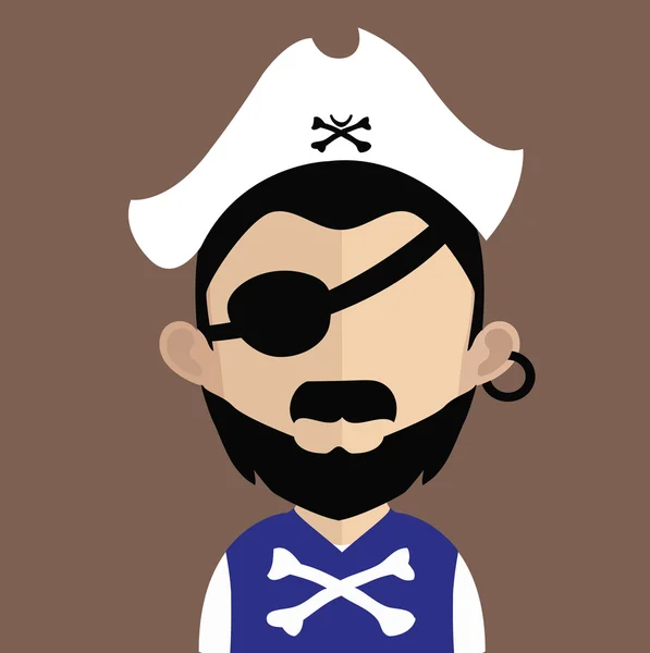 Man avatar karakter — Stockvector