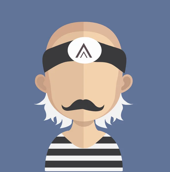 Χαρακτήρας avatar ανθρώπου — Διανυσματικό Αρχείο
