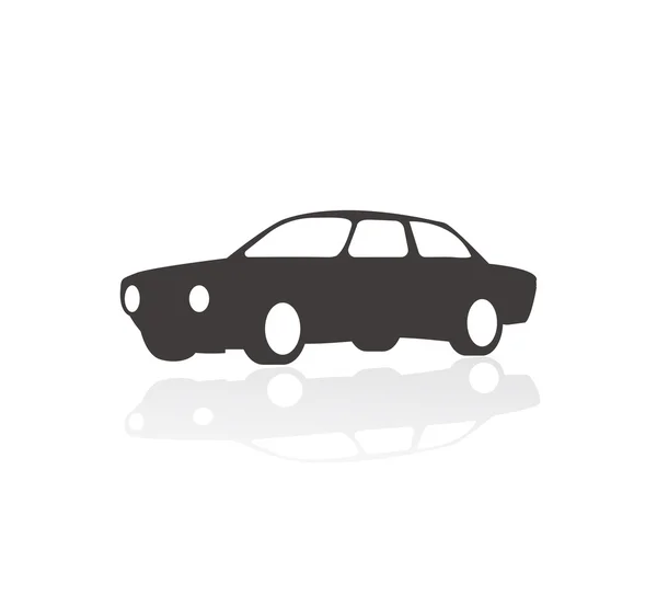 Icono de coche clásico — Vector de stock