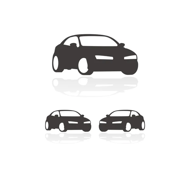 Classic car icons set — Stock Vector