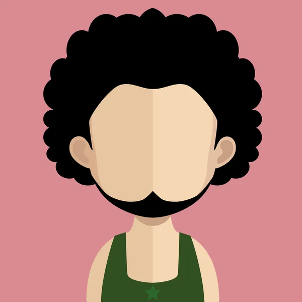 Manlig avatar — Stock vektor