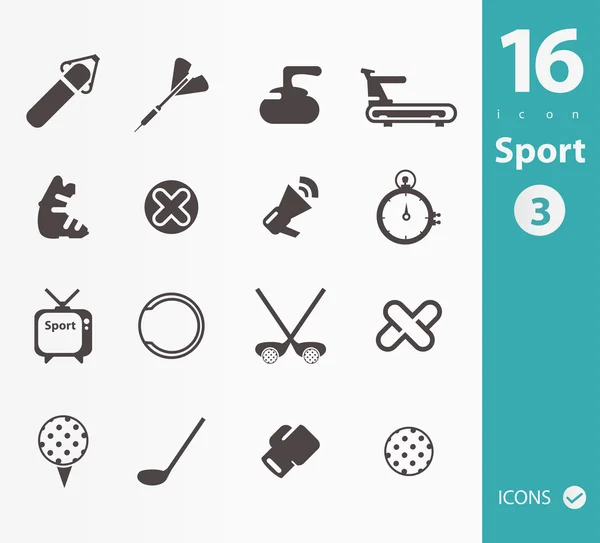 Sportovní ikony — Stockový vektor