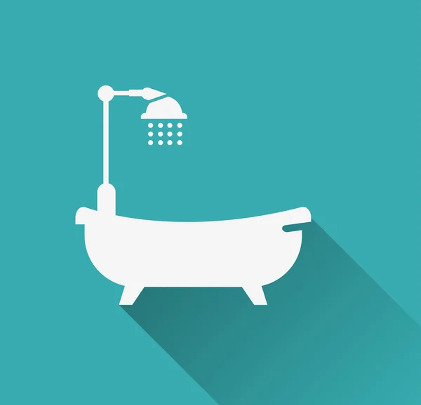 Bathtub icon — Stock Illustration Bathtub icon Stock Vector