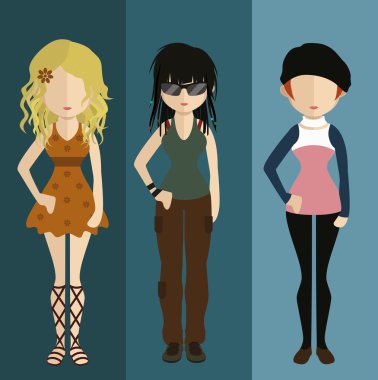 ? eople simgeleri düz stil.