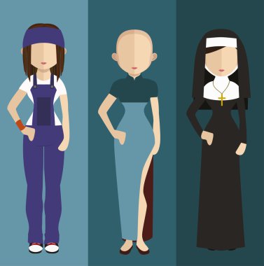 ? eople simgeleri düz stil.