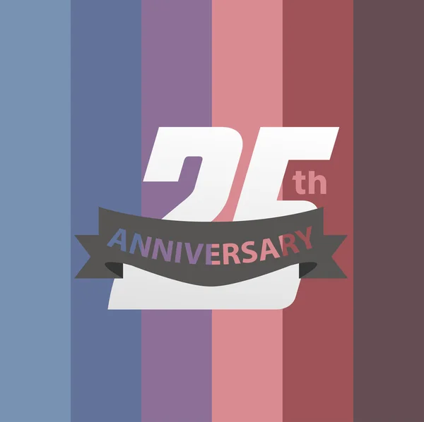 Banner de aniversario — Vector de stock