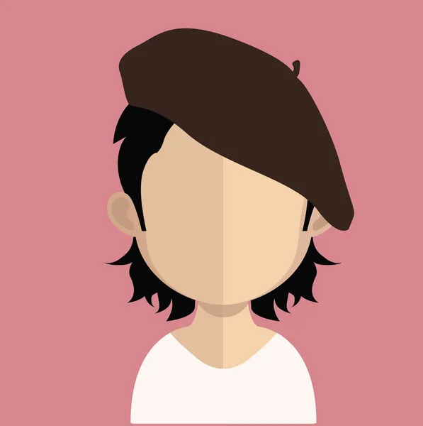 Avatar hombre — Vector de stock