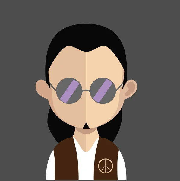 Avatar hombre — Vector de stock