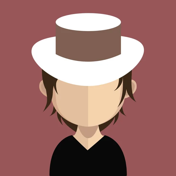 Homme avatar — Image vectorielle