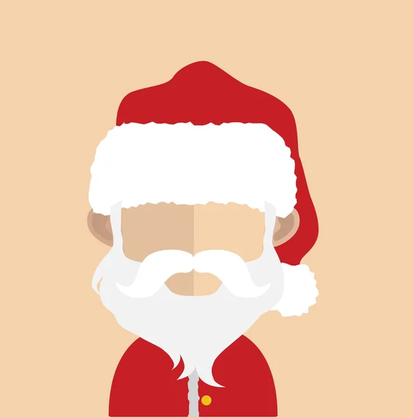 Avatar de Santa — Vector de stock