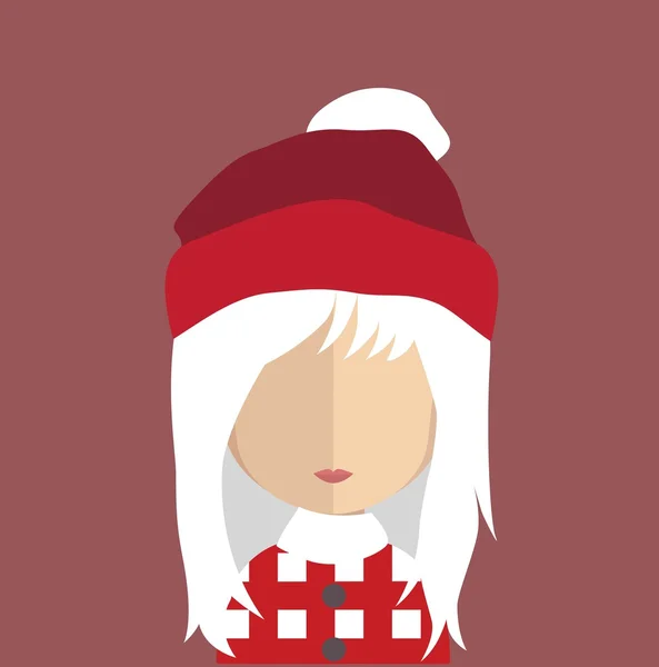 Avatar de Santa — Vetor de Stock