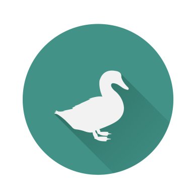 Yuvarlak ördek simgesi