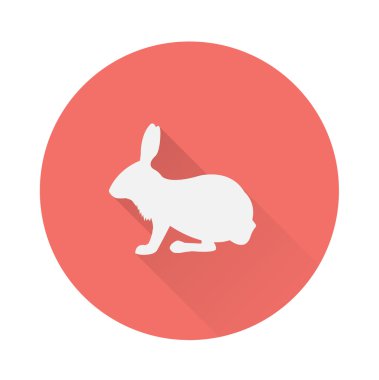 Yuvarlak tavşan simgesi