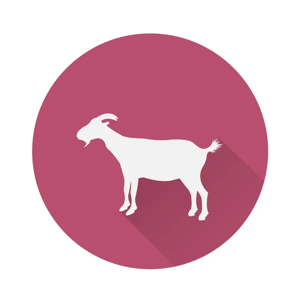 Símbolo logo cabra — Archivo Imágenes Vectoriales