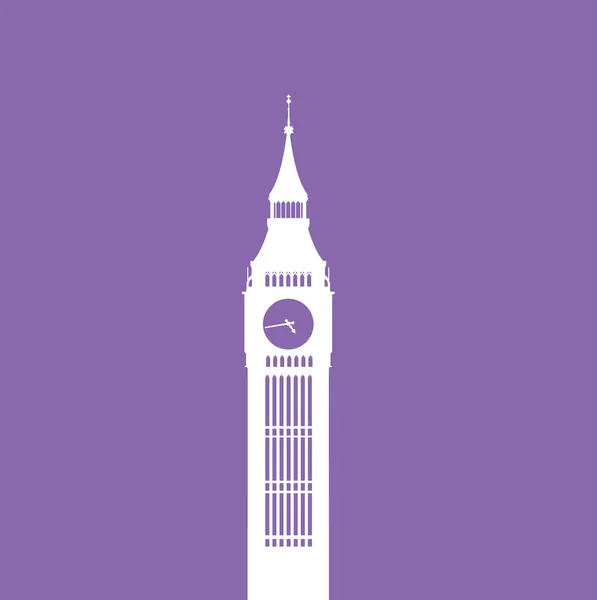 Graphic big ben — Stock Vector