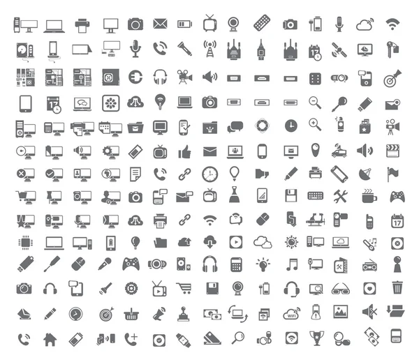 Big set of Coputer icons — Stock Vector