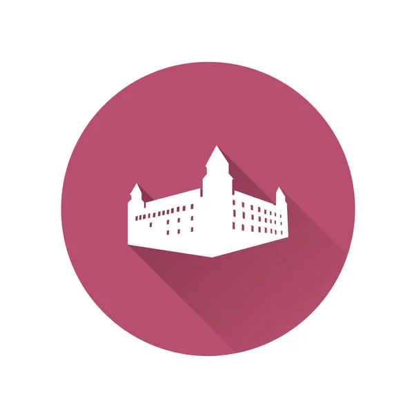 Icono del Castillo de Bratislava — Vector de stock