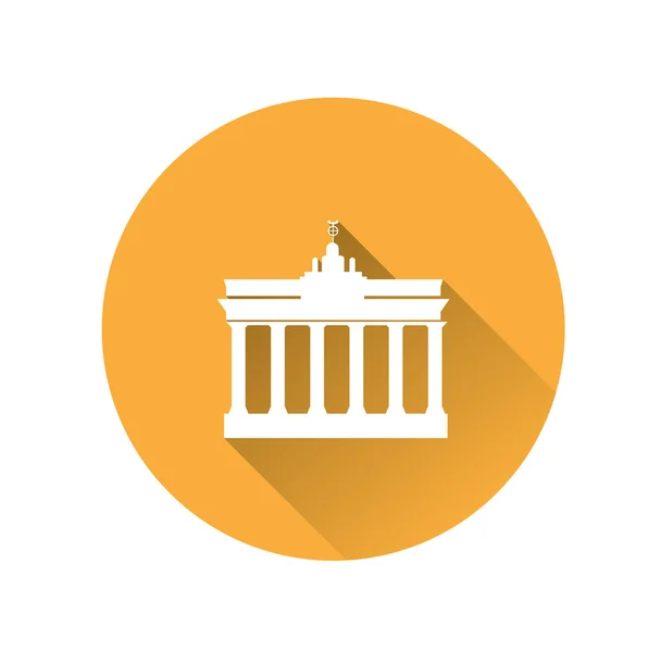 Puerta de Brandenburgo icono — Vector de stock