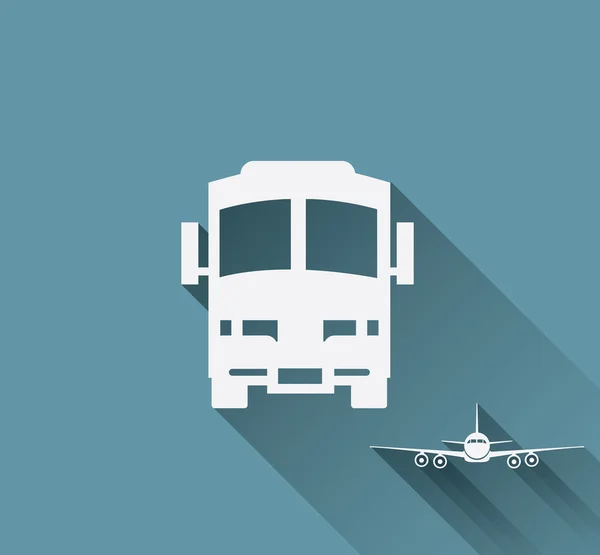 Icône Taxi aéroport — Image vectorielle