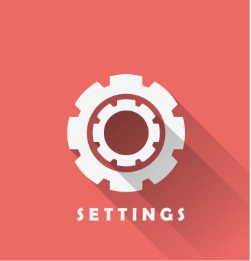 Ayarları, dişli simgesini