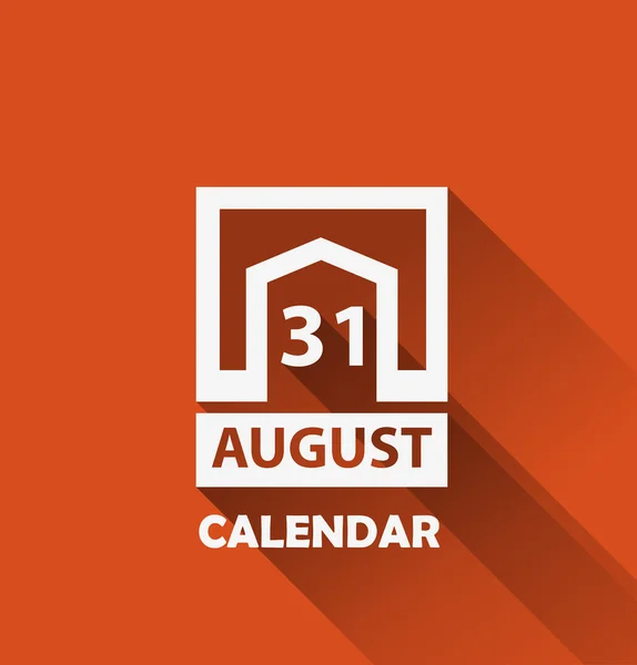 Calendario, icono de horario — Archivo Imágenes Vectoriales