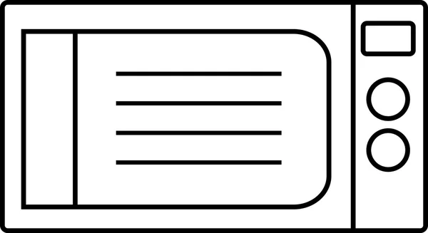 Magnetron, oven pictogram — Stockvector