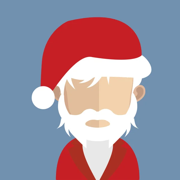 Avatar homme de Noël — Image vectorielle