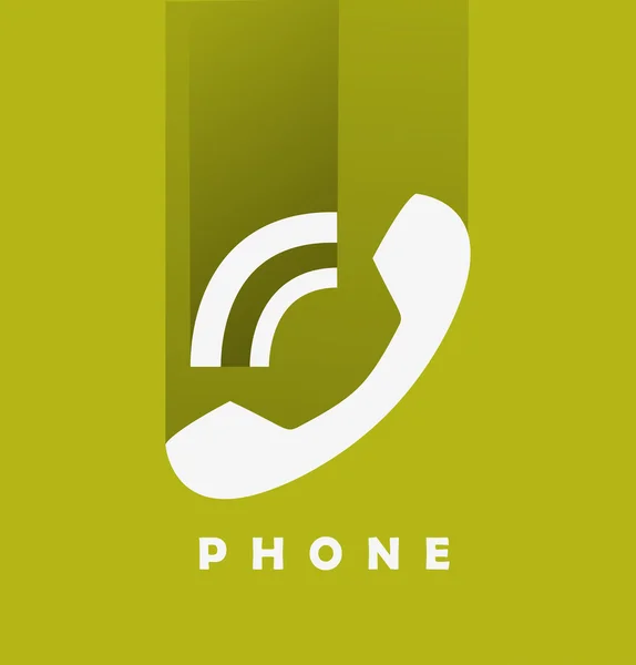 Telefoon, oproep pictogram — Stockvector