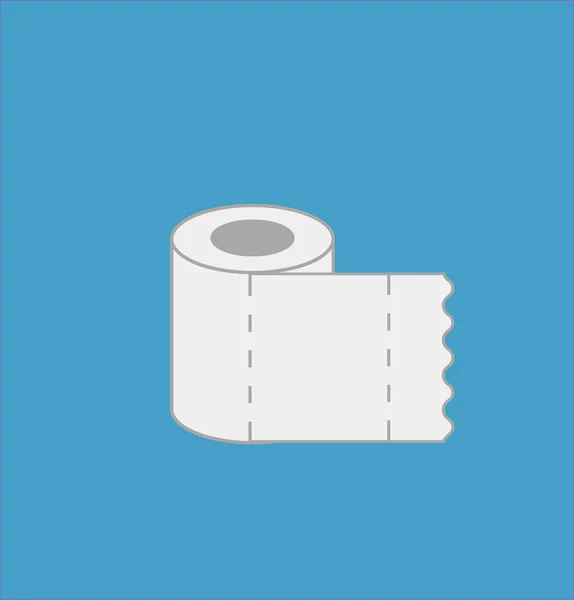 Icône de papier toilette — Image vectorielle