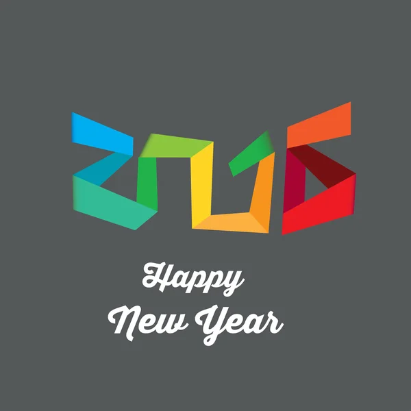 Bonne affiche de nouvelle année — Image vectorielle