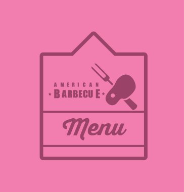 Barbekü, ızgara simgesi, logo
