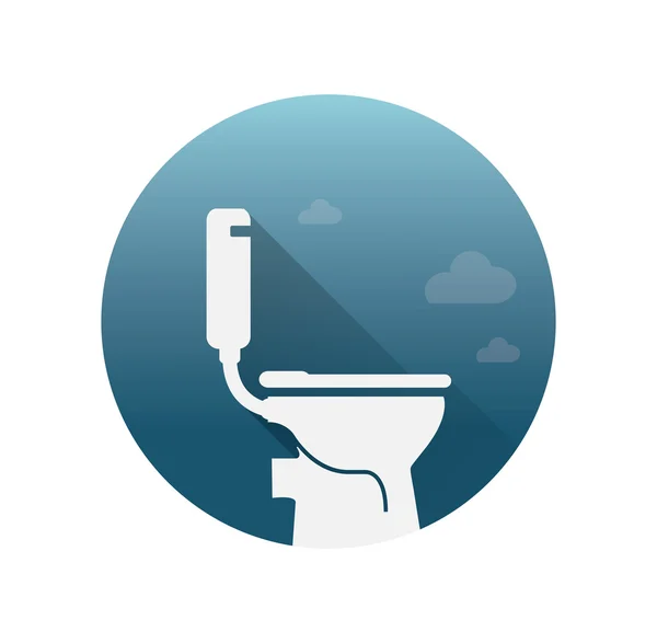 WC, toaleta ikona — Wektor stockowy