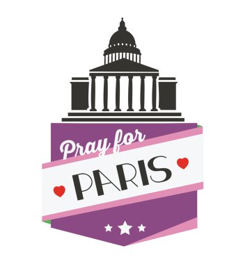 Pantheon Paris logo, etiket