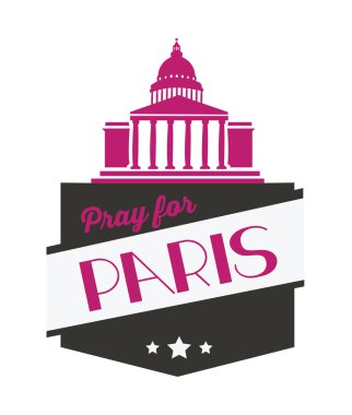 Pantheon Paris logo, etiket