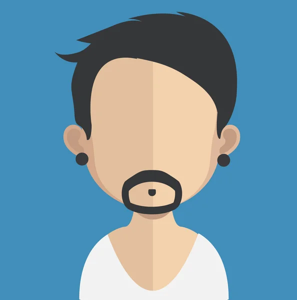 Hombre avatar icono — Vector de stock