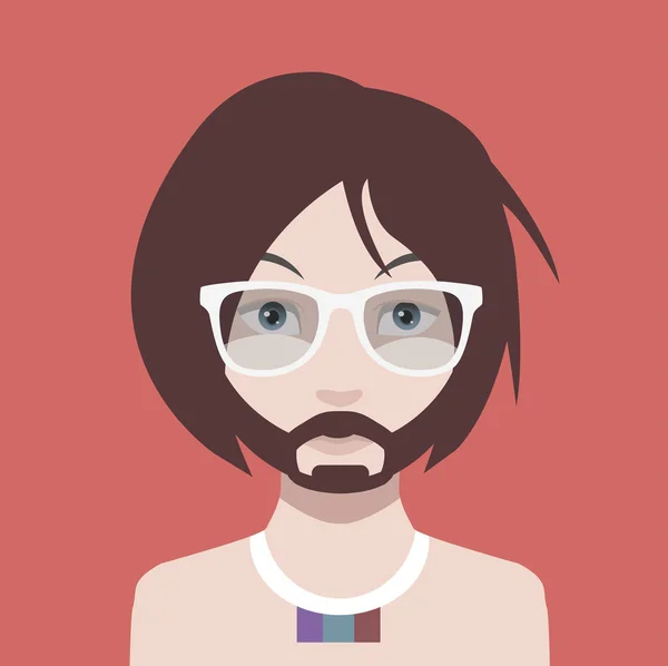 Hombre avatar icono — Vector de stock