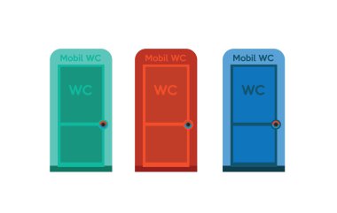 Mobil wc simgeler