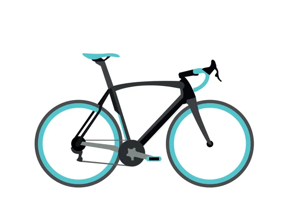 Cartoon bicycle ikonen — Stock vektor
